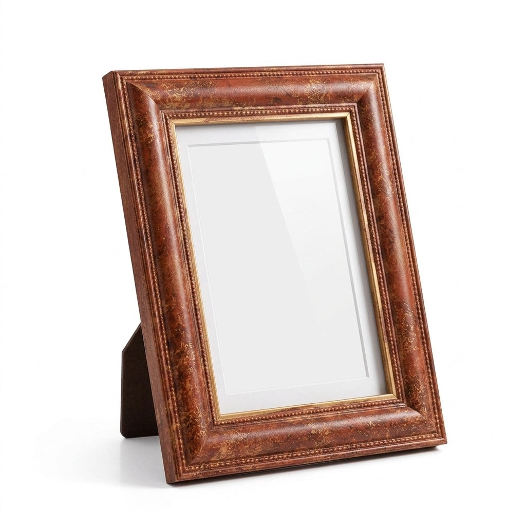 Qaircmel™ Vintage Gallery Picture Frames Set of 2 – 5x7 Decorative Photo Frames, Antique Nordic Tabletop & Wall Home Decor